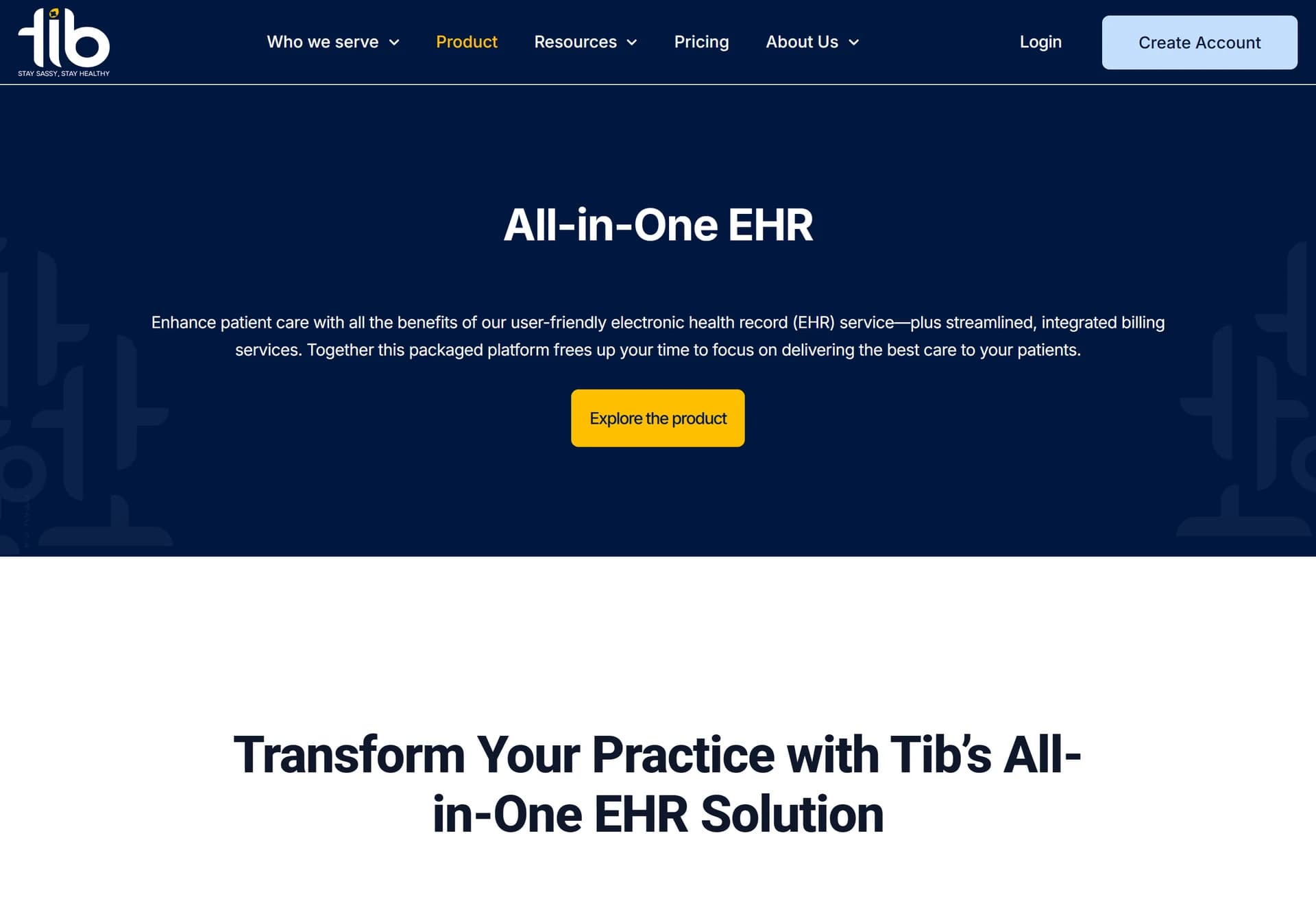 TIB Health final product