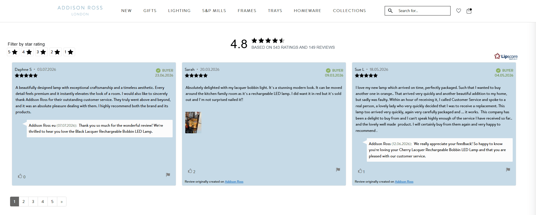 Addison Ross final Shopify storefront showcase