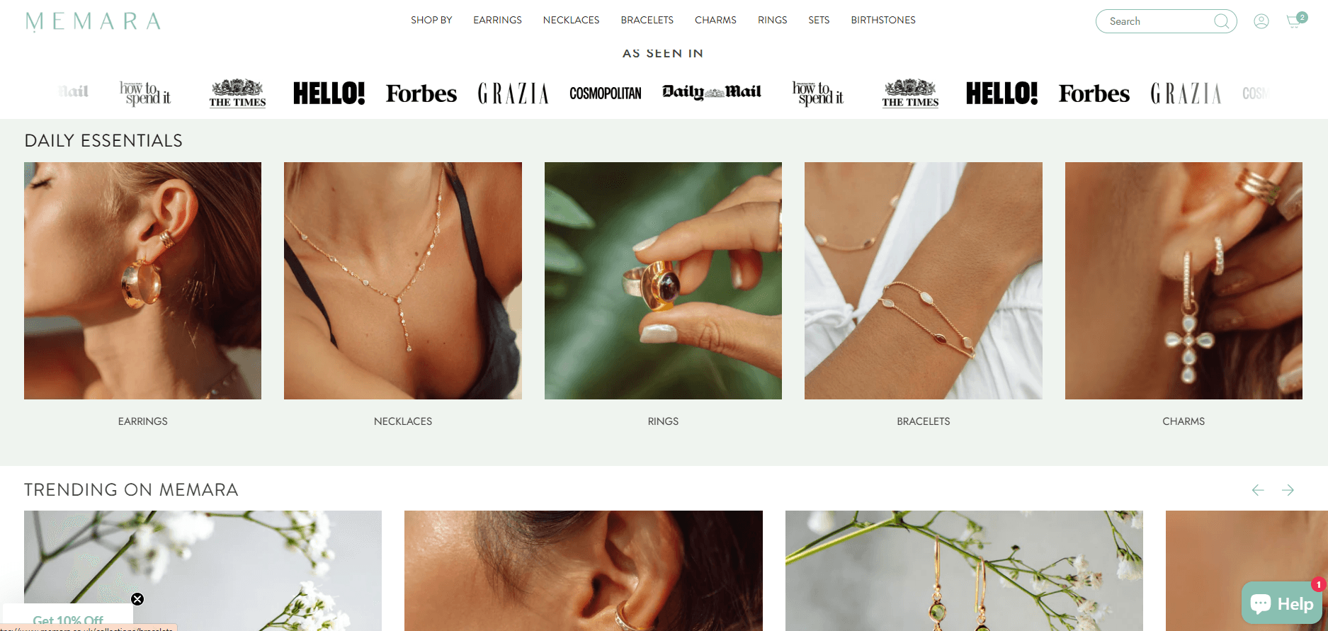 Memara store overview