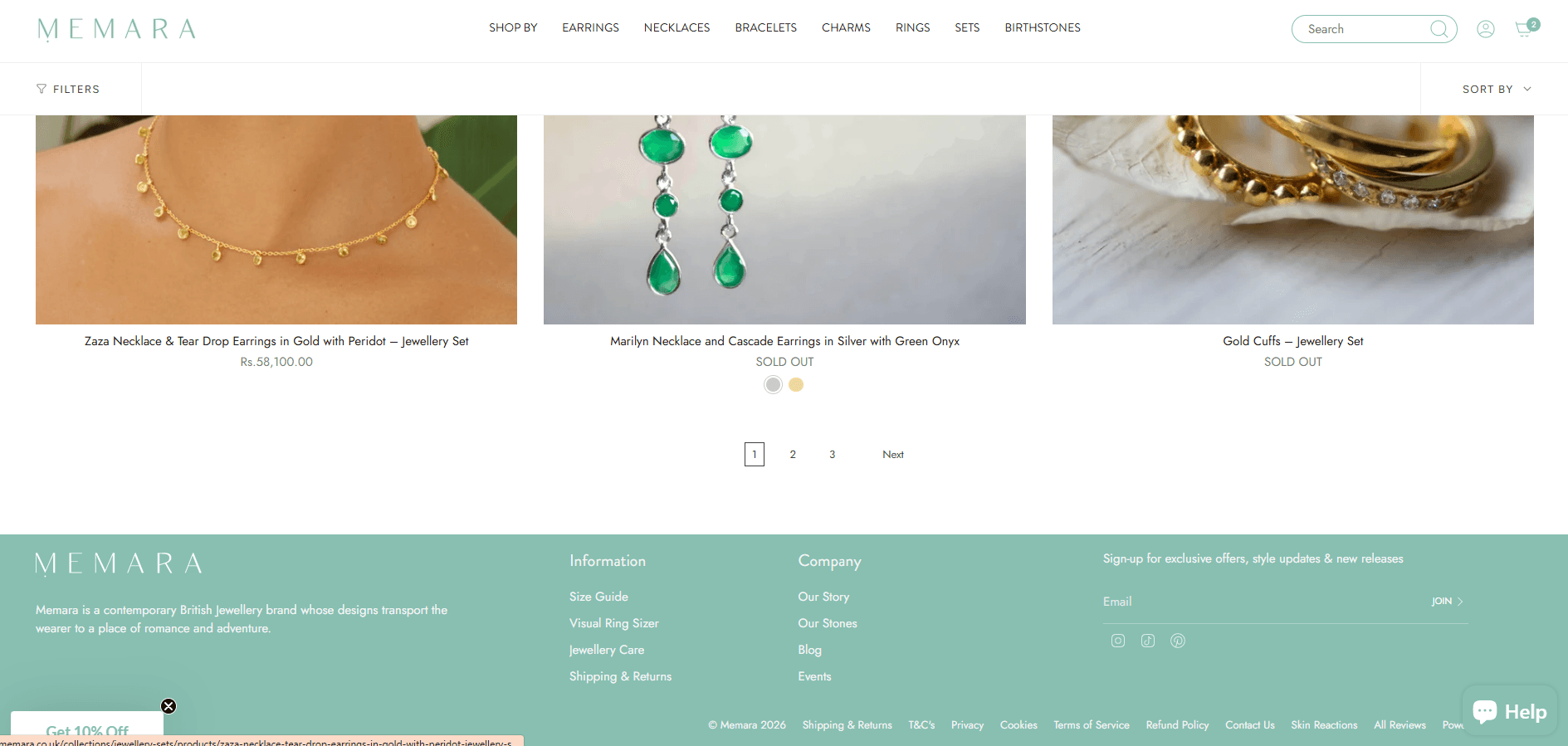 Memara final storefront showcase